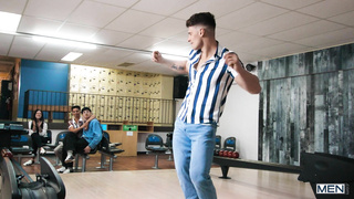 Men Bowling Alley Fuckdown