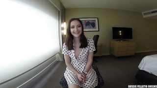 AussieFellatioQueens Eva May Audition Scene