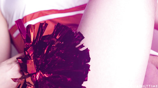 AdultTime Cole Link & Braxton Cruz - Cheerleader Femboy Takes One For The Team