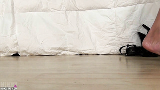 NikkiSims Bouncing In Black Sheer LEWD