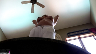 NikkiSims Topless In Sweats Full LEWD