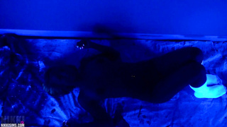 NikkiSims Black Light Painting Full LEWD