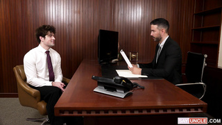 Say Uncle All Stars – Mike Monroe And Daddee Does It – Mike Monroe is Submissive and Desperate, His Boss is Horny