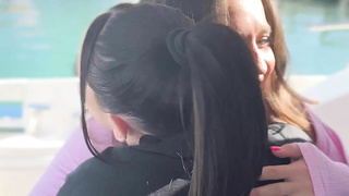 OnlyFans Angela White, Kelsi Monroe Threesome In Miami With MrLucky