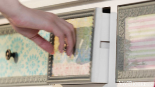 VivThomas Lily Blossom And Cherry Candle Slip Inside WRB