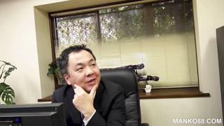 Manko Fucked By The Boss JAPANESE VSEX