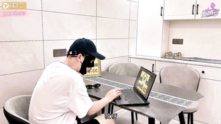 BananaStudio XJX OL Secretary Fucking Horny Black Stockings Secretary