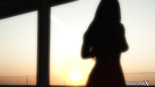MariskaX Mia Nins Fucks Her Pussy At Sunset LEWD