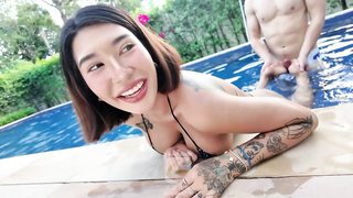 ElephantMedia DI Thai Internet celebrity with perfect European and American figure