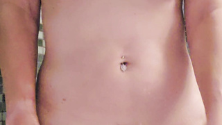 VickyAtHome Masturbating With Shower Head VERTICAL WRB