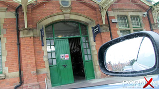 PornXN Bonnie D Pissing In Public Blonde, Public Nudity