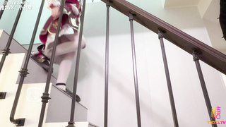 SugarHeartVlog Xiao Xin Nai Brother and sister incest lightly tuned Feng Jin sister hard plug honey hole