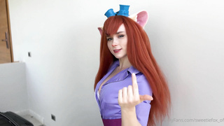 OnlyFans Sweetie Fox Gadget from Chip n Dale Deepthroat Hard Sex And Creampie PP