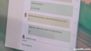 MyMilfz Eva Johnson MILF Hottie Eva Enjoys A Black Phallus VSEX