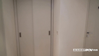 AcademyPOV Veronica Leal And Mona Blue Seduction In The Dorm WRB