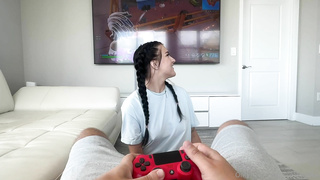 OnlyFans Serena Sterling Gamer Boy Gets Lucky Creampie PP