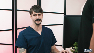 Massaging His Stiffness