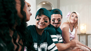 TransAngels Leah Hayes - Touchdown Fuckdown