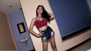 Ladyboys Fucked Bareback - Daisy Dukes Dangling Rod Winking Creampie Gape, 1080p