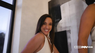 MorePOV Milan Cheek And Amirah Adara Heavenly Brunette Threesome WRB