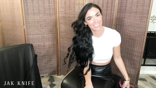 OnlyFans Venus Valencia And Jak Knife Wifes Friend Massages My Cock PP