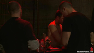 Adam Knox Gets Caught In A Cum Fest