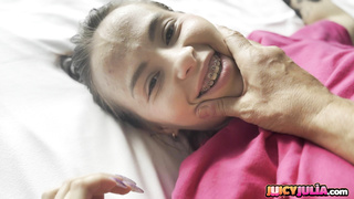 JuicyJulia Julia Gives Blowjob POV LEWD