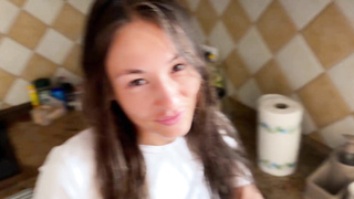 PornHub Sumiko Smile Wet Hair Kitchen Slut From No to Taking It on the Table and Chair