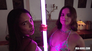 MiaNins Neon Tgirl Passion With Alyza WRB