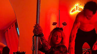 OnlyFans Skylar Vox Tied Up And Taken At The Halloween Party VERTICAL PP