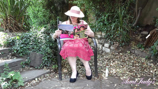 AuntJudys Rachel Outdoor Masturbation