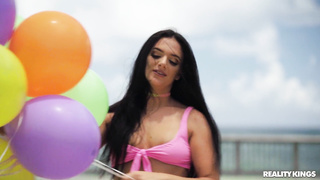 RKPrime Alice Visby Alice Spreads Joy And Legs