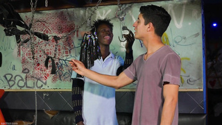 Spritzz A big black bareback cock for his tight white ass