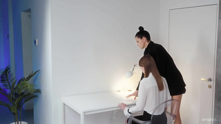 StrapLez Gina Snow Audition With Mia