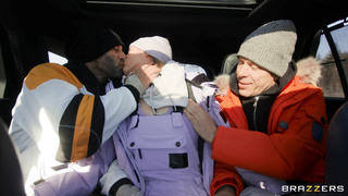 BrazzersExxtra Angel Youngs DP With A Snow Angel