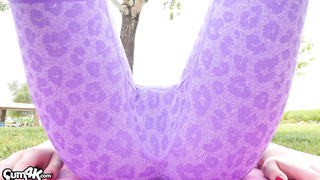 CumK Melanie Marie Park Workout